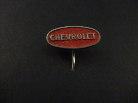 Chevrolet logo rood ovaal model
